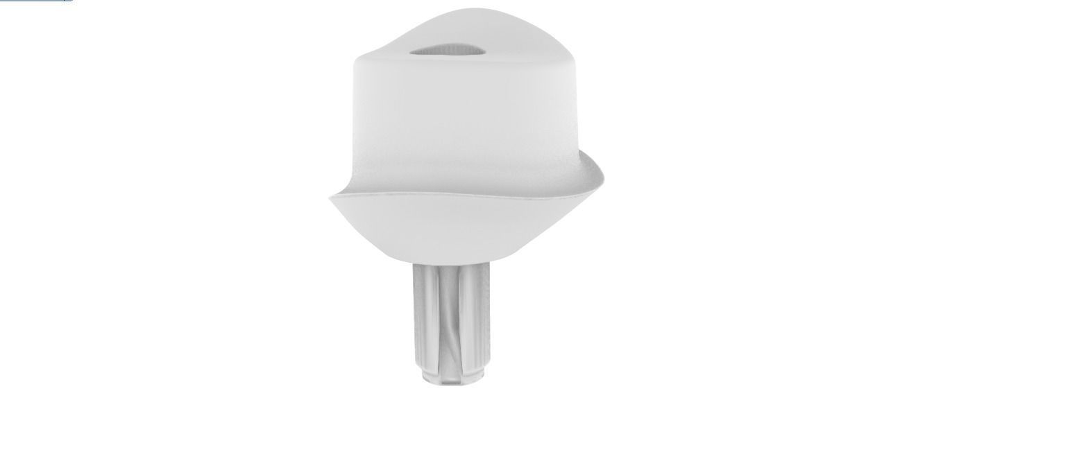 Digital Dental Implant Model with a Lab Analog 3D print model_7