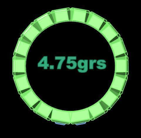 Emerald Stone Band 3D print model_4