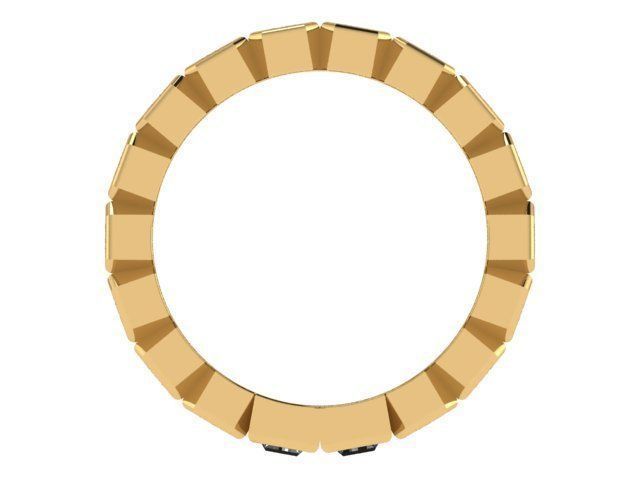 Emerald Stone Band 3D print model_2