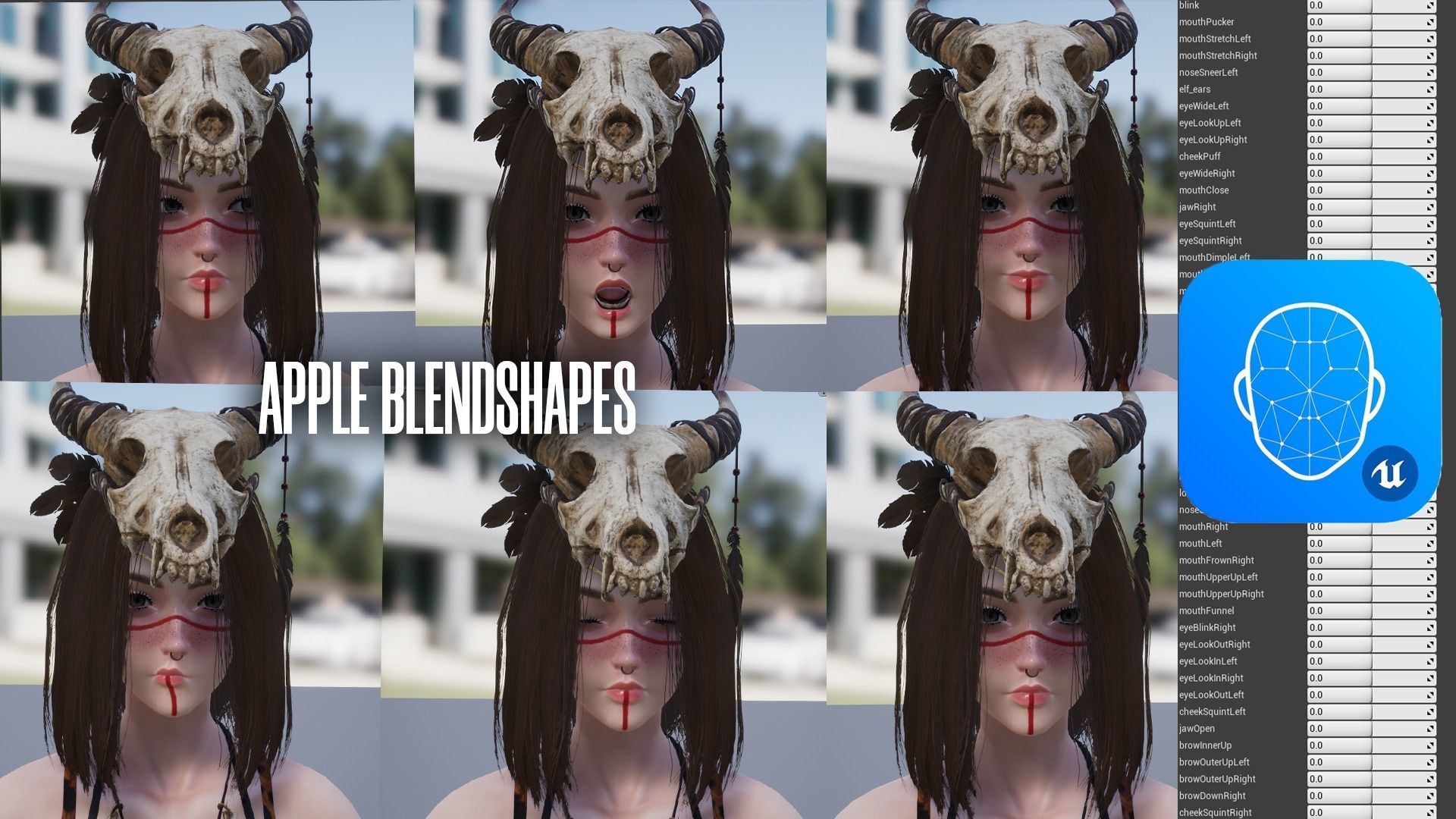 Shaman Girl - Game Ready Low-poly 3D model_15