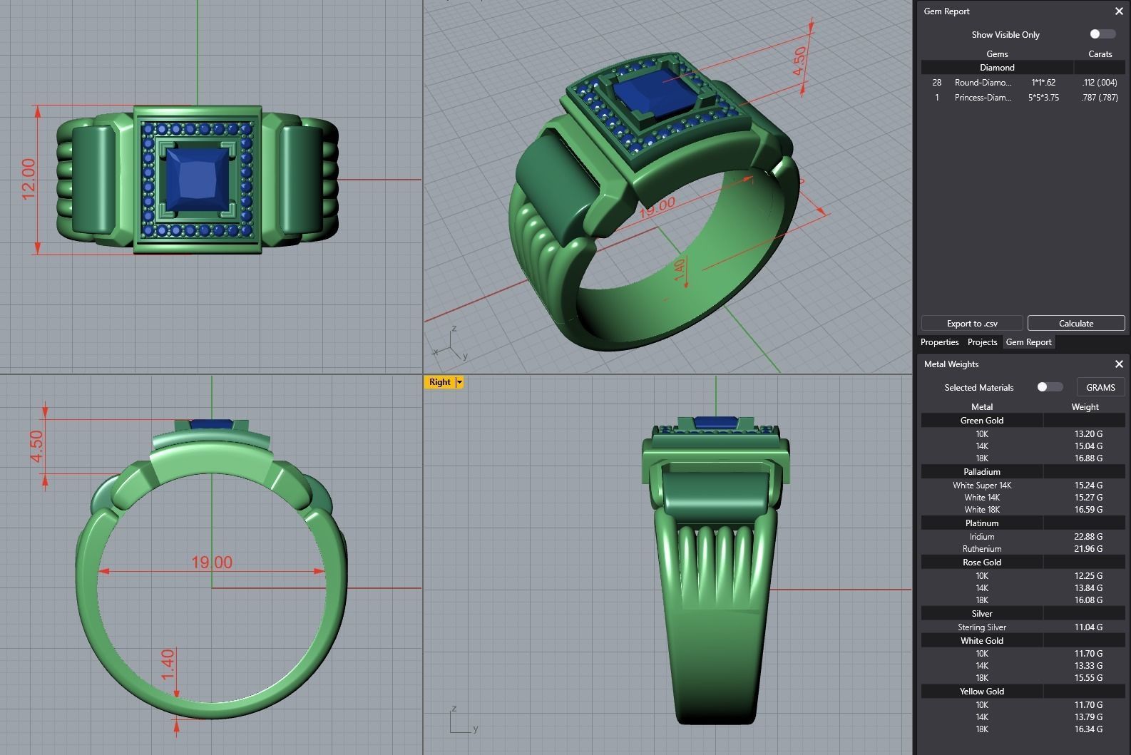 Ring MR 11 3D print model_1