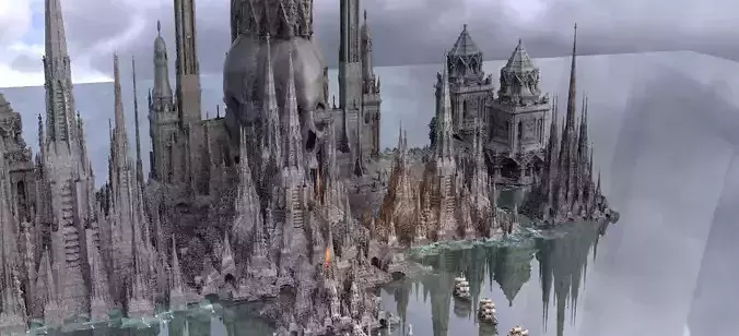 Necromancers Port of Wizards Kit bash