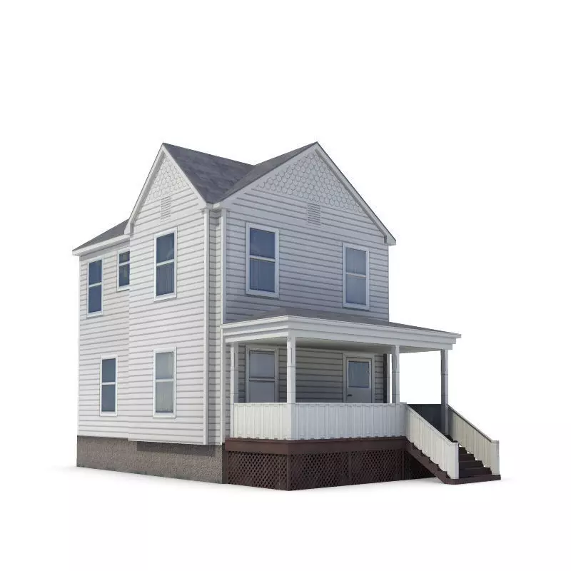 house 3ds max 3D model_0
