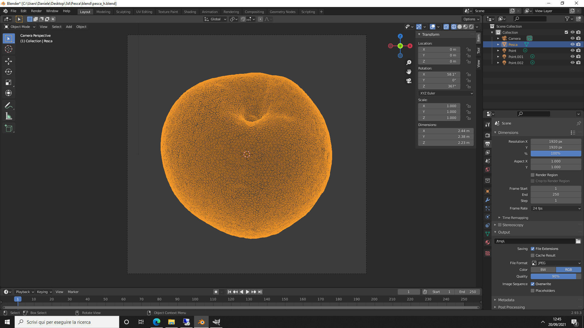Fruit bowl 3D Model Collection_11