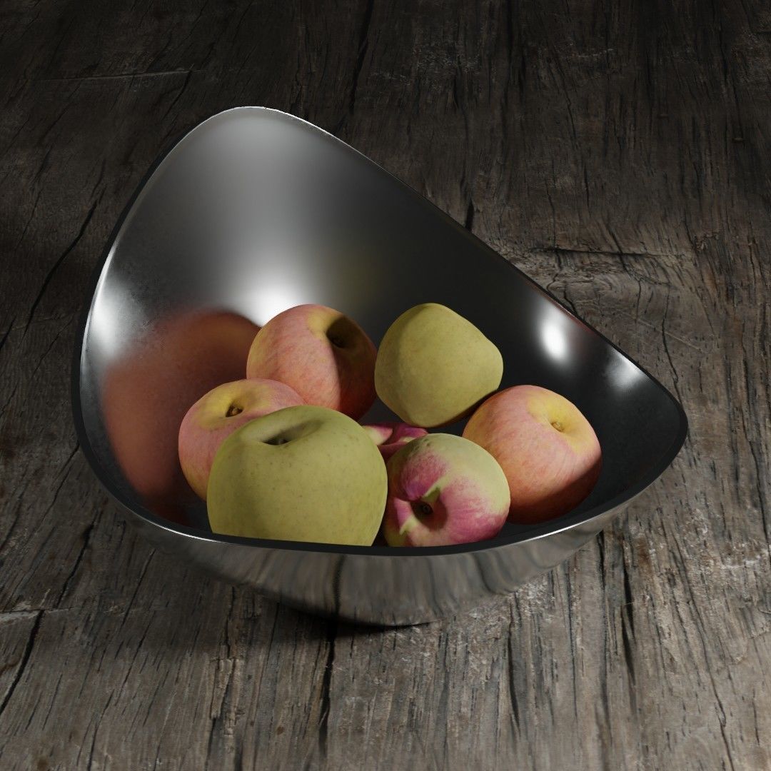 Fruit bowl 3D Model Collection_3
