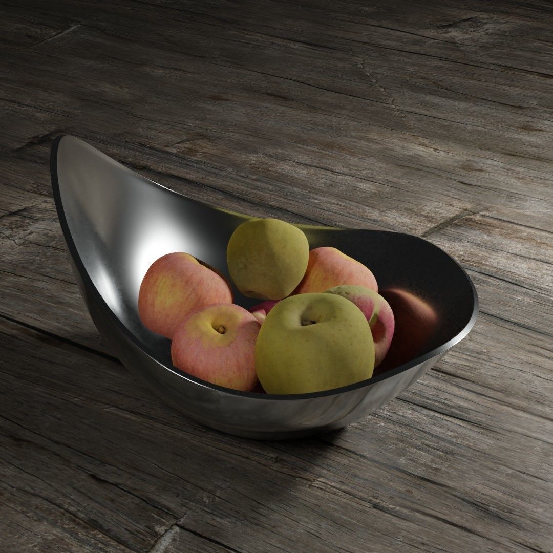 Fruit bowl 3D Model Collection_2