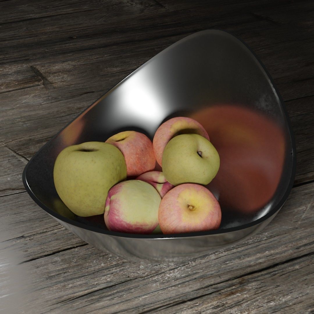 Fruit bowl 3D Model Collection_4