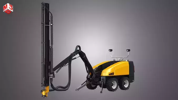 Epiroc FlexiROC T15 R Hammer Drill 3D model