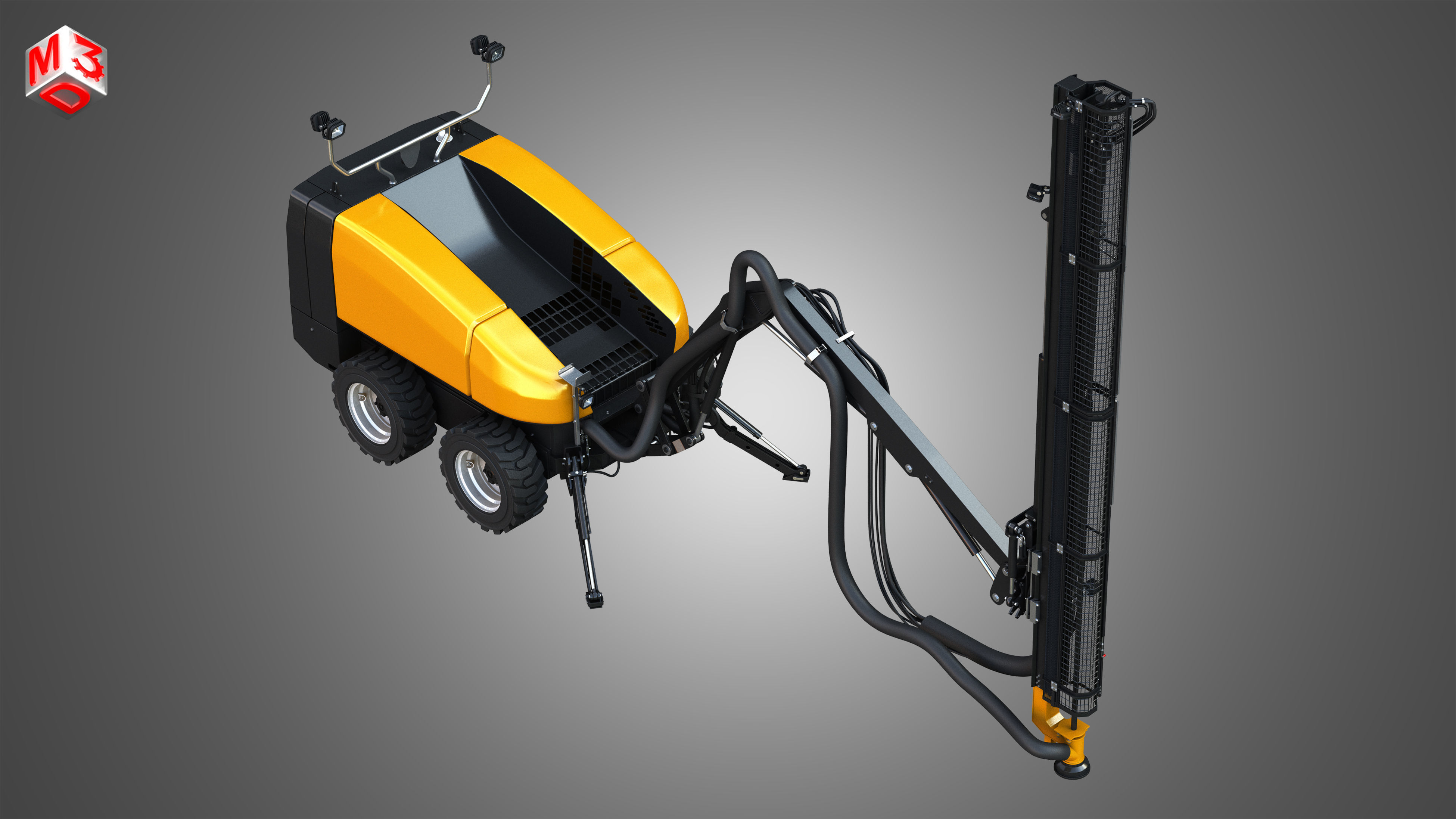 Epiroc FlexiROC T15 R Hammer Drill 3D model_9