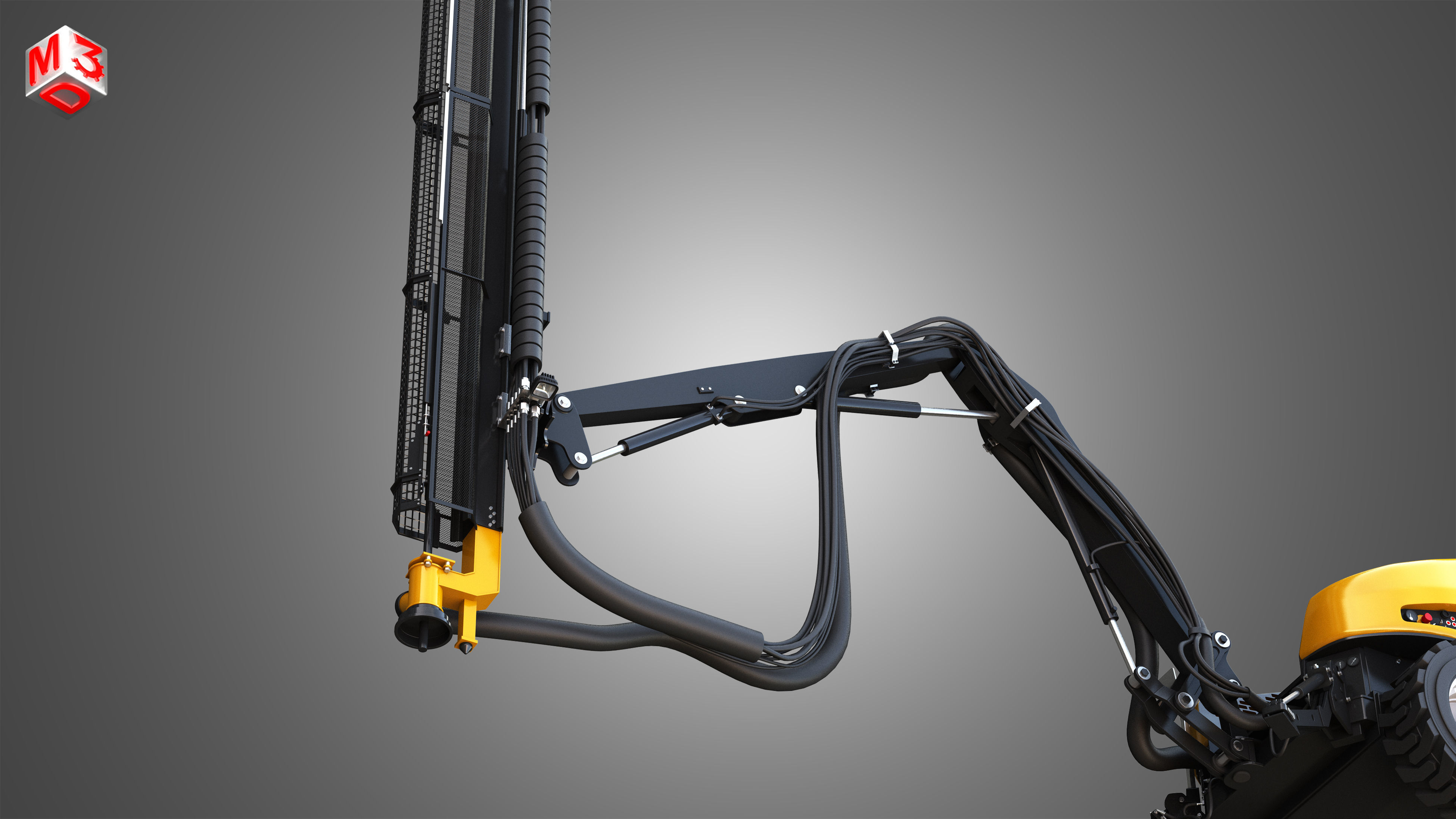 Epiroc FlexiROC T15 R Hammer Drill 3D model_11