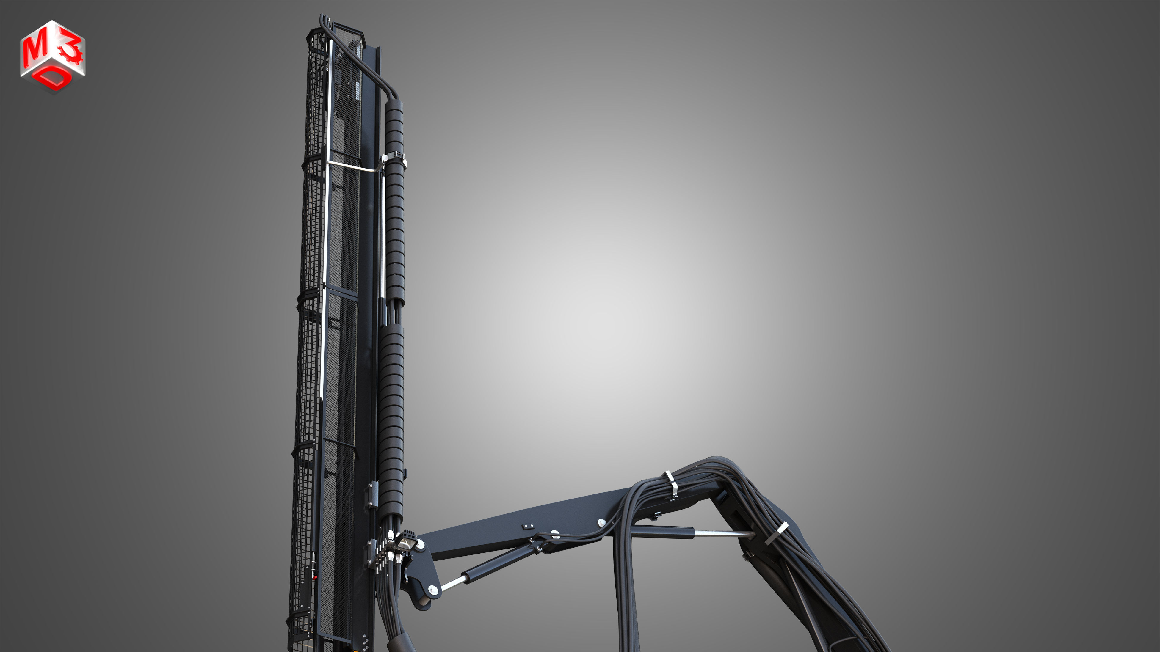 Epiroc FlexiROC T15 R Hammer Drill 3D model_12