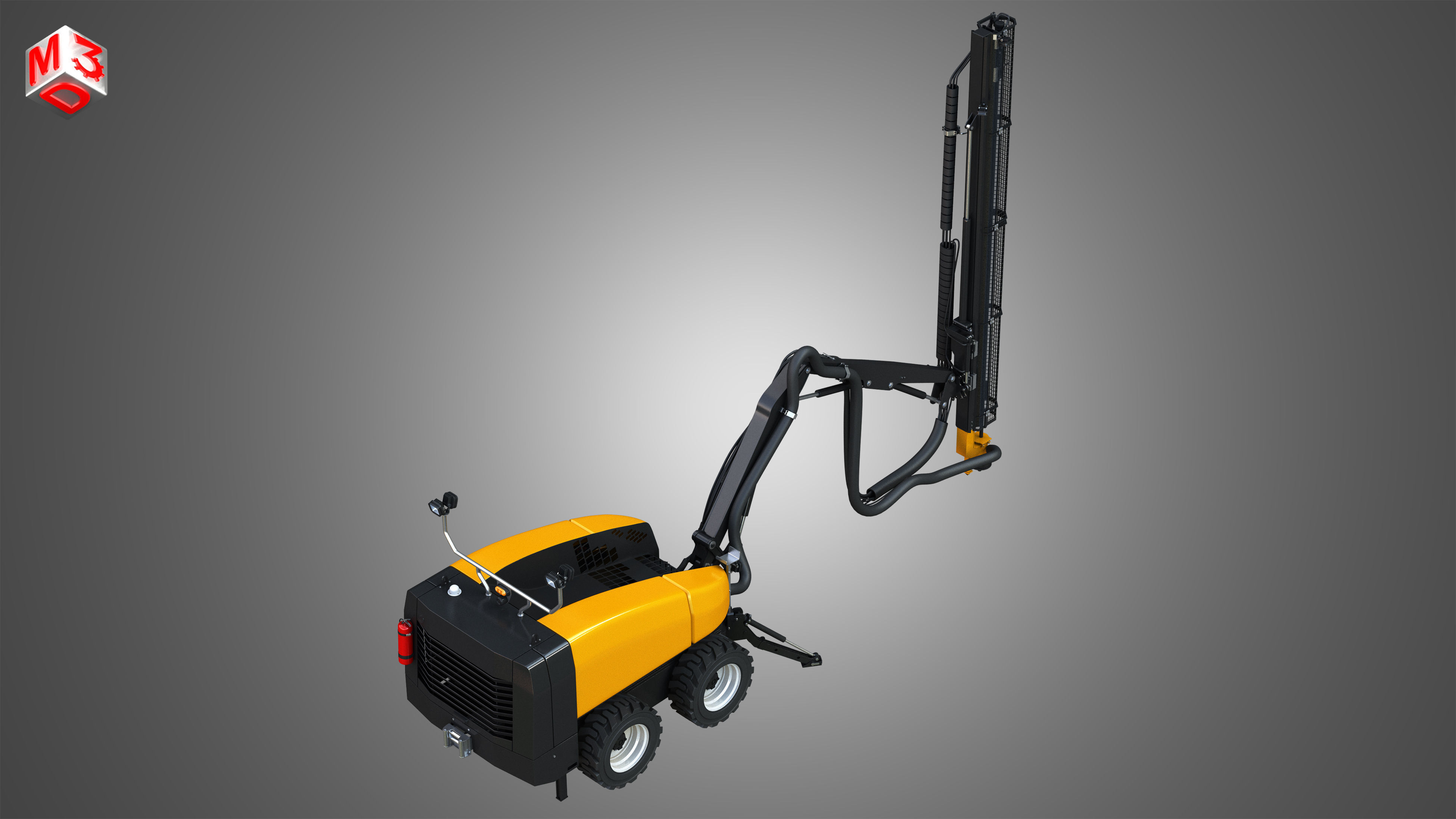 Epiroc FlexiROC T15 R Hammer Drill 3D model_8