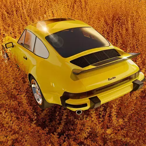 PORSCHE 911 TURBO STUCK IN THE HAY