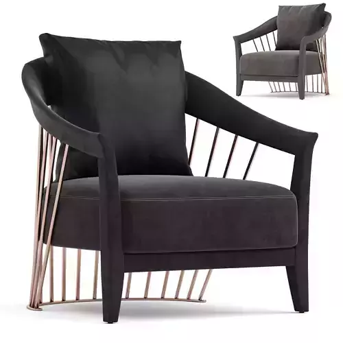 Longhi Dorothy armchair 3D model