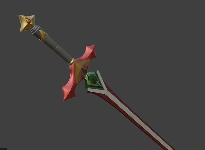 Travelers Handy Sword Genshin 3D print model