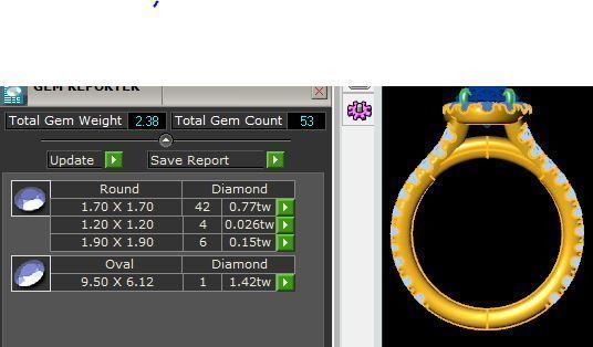 101 V2 Oval Eng Ring w Band 3D print model_9