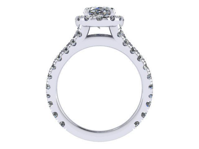 101 V2 Oval Eng Ring w Band 3D print model_7