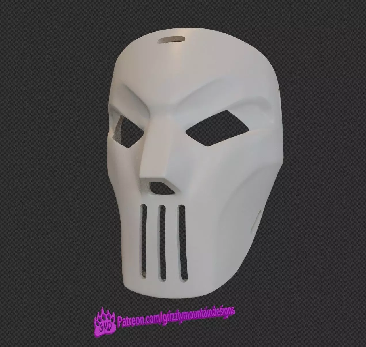 replica Casey Jones Mask from 1990 TMNT Movie 3D print model_0
