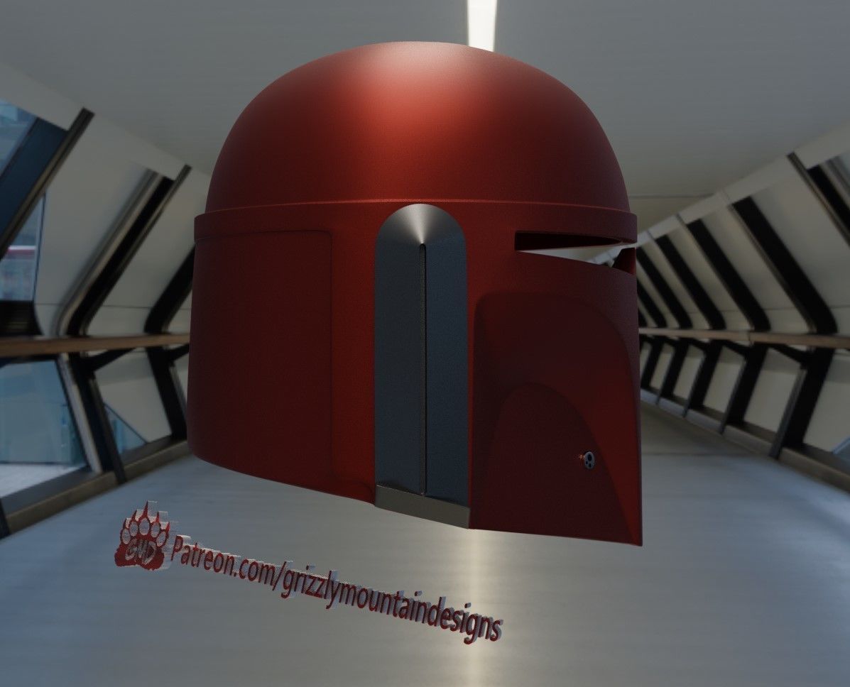 Custom Mando Mandalorian Helmet COMMANDO Based on Fett Helmets 3D print model_3