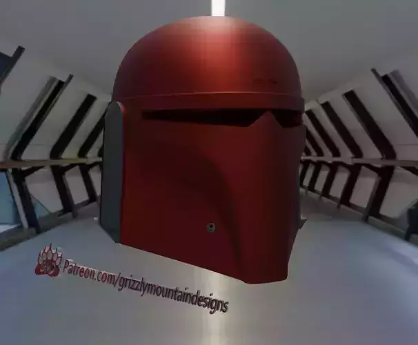 Custom Mando Mandalorian Helmet COMMANDO Based on Fett Helmets 3D print model