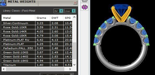 104 PLAT 2ct RD Eng Ring  3D print model_4