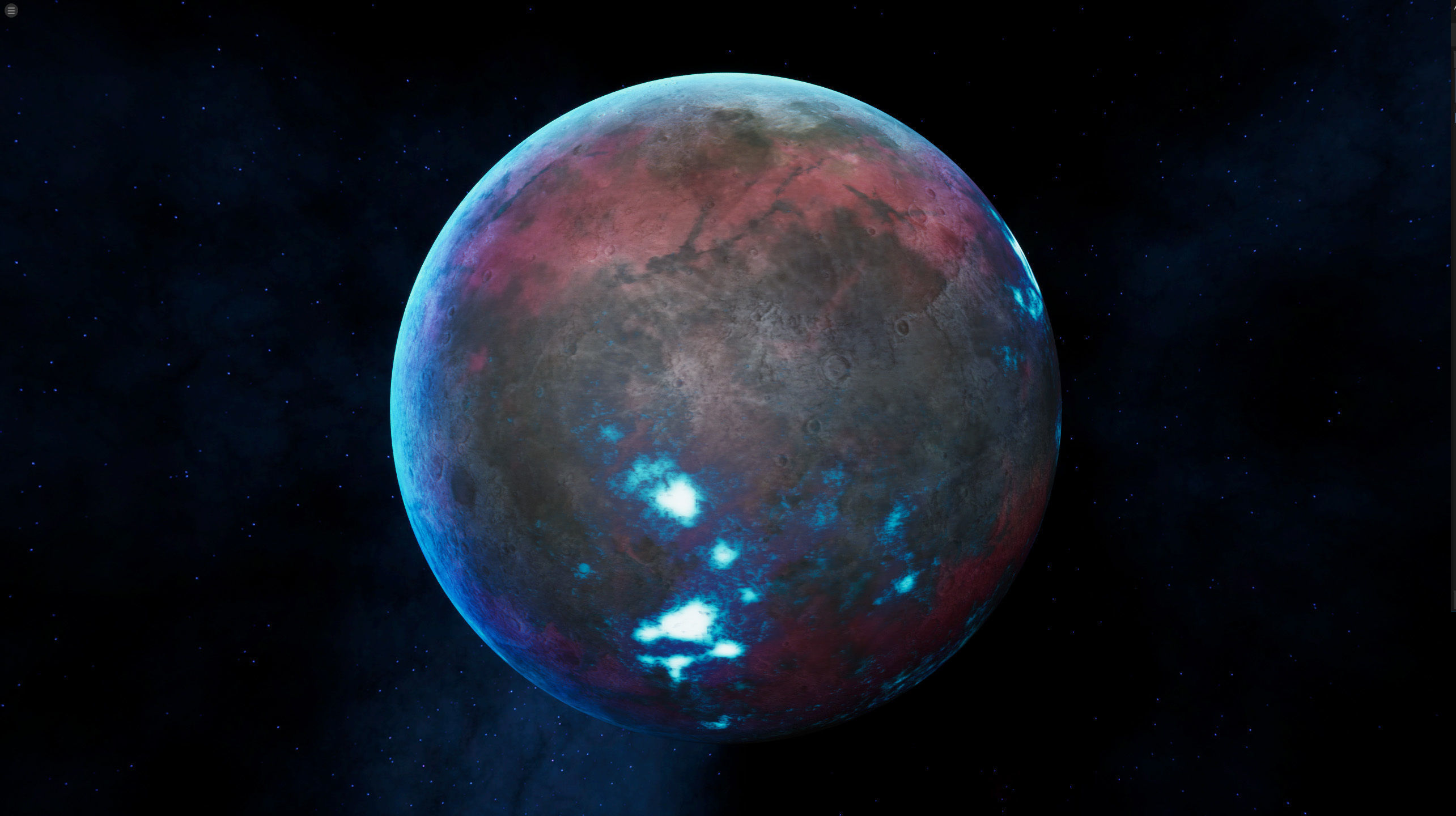 Sci-Fi Planets Pack vol 1 Low-poly 3D model_14