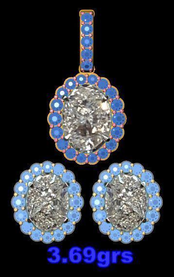 105 Oval Inv Setting Set 3D print model_4