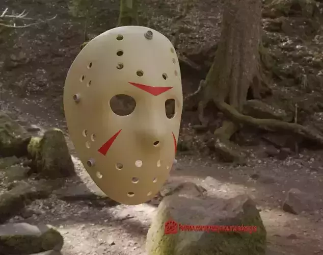Friday the 13th Part 3 Jason mask replica 3D print model