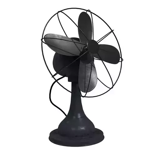 Rusty Vintage Fan