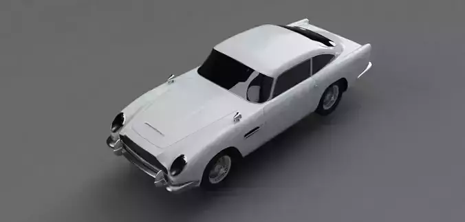 projeto na Fusion 360  o exterior de um Aston Martin DB5 1963 3D print model