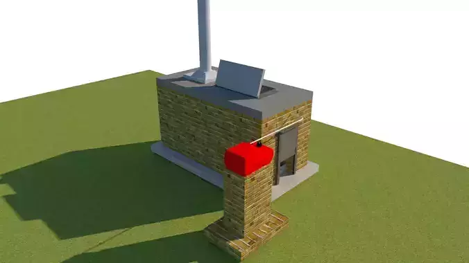 Low cost incinerator design for medical waste  3D model