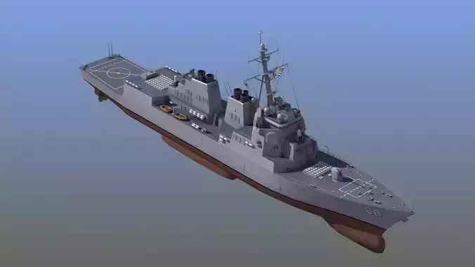 Arleigh Burke Destroyer  3D model