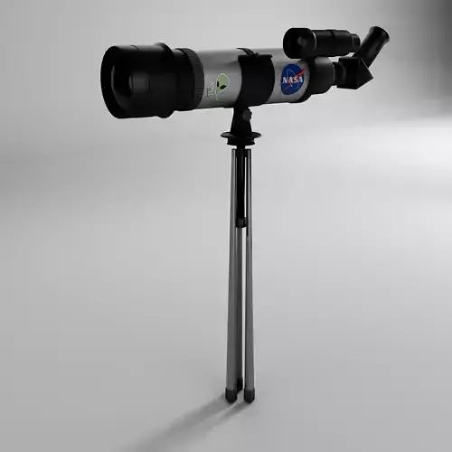 Telescope nasa on tripod