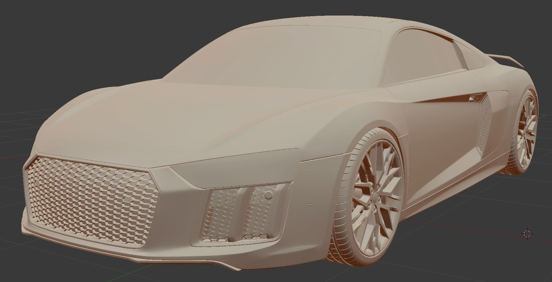 Audi R8 V10 Plus 3D model_16