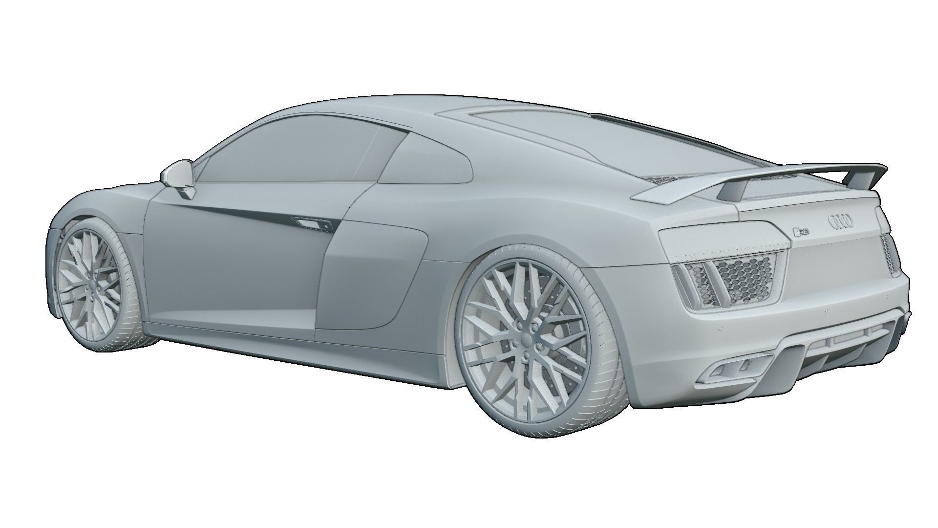 Audi R8 V10 Plus 3D model_5