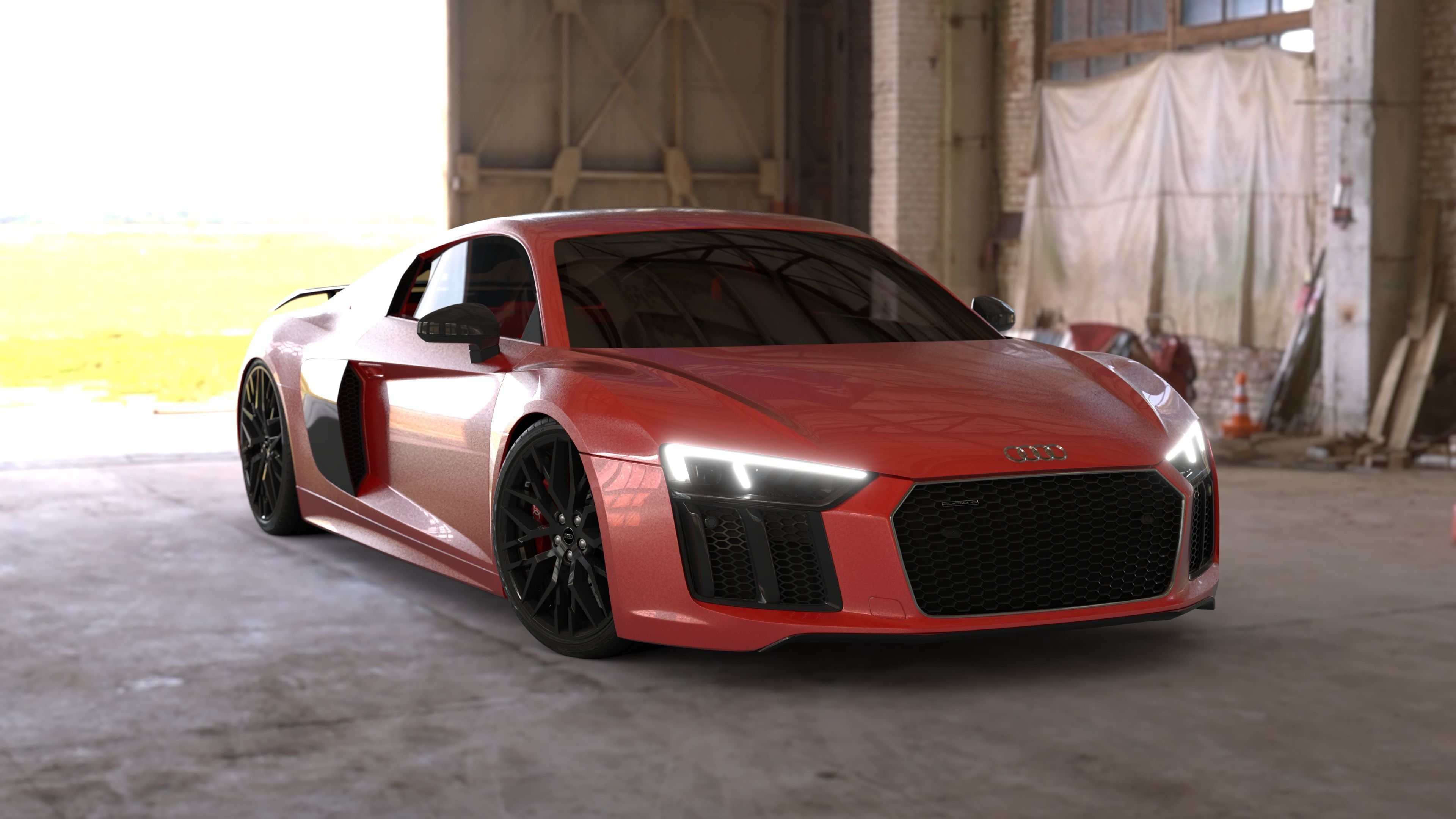 Audi R8 V10 Plus 3D model_30