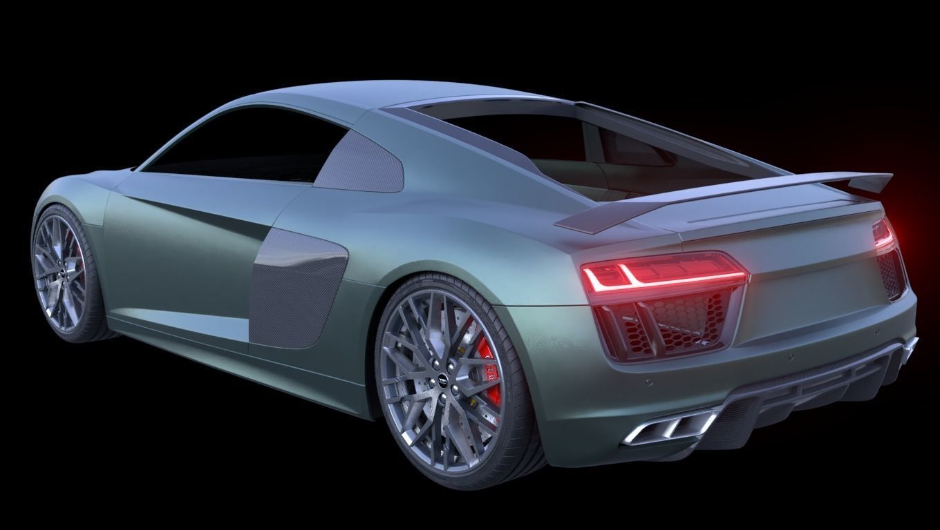 Audi R8 V10 Plus 3D model_17