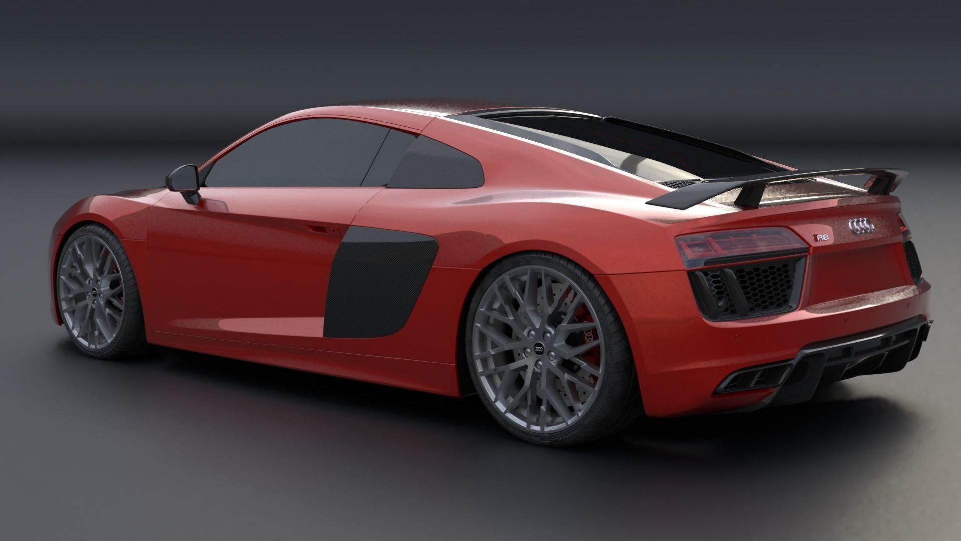 Audi R8 V10 Plus 3D model_4