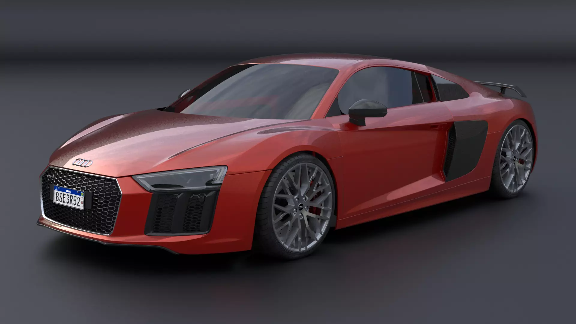 Audi R8 V10 Plus 3D model_0