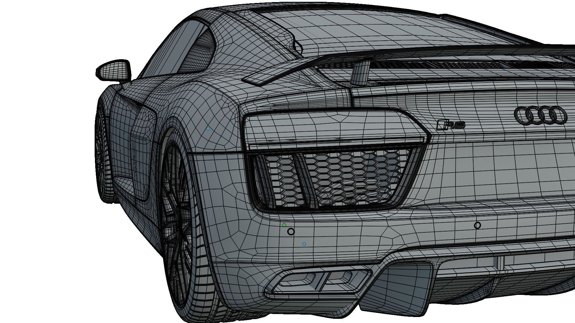 Audi R8 V10 Plus 3D model_9