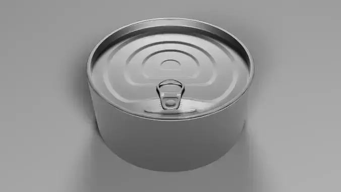 Canned Food Container Packaging 3D model