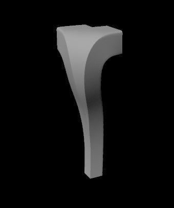 leg High quality 3d models for processing on a cnc machine  Free 3D model_1