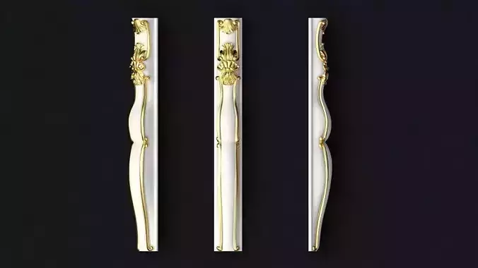 leg High quality 3d models for processing on a cnc machine 