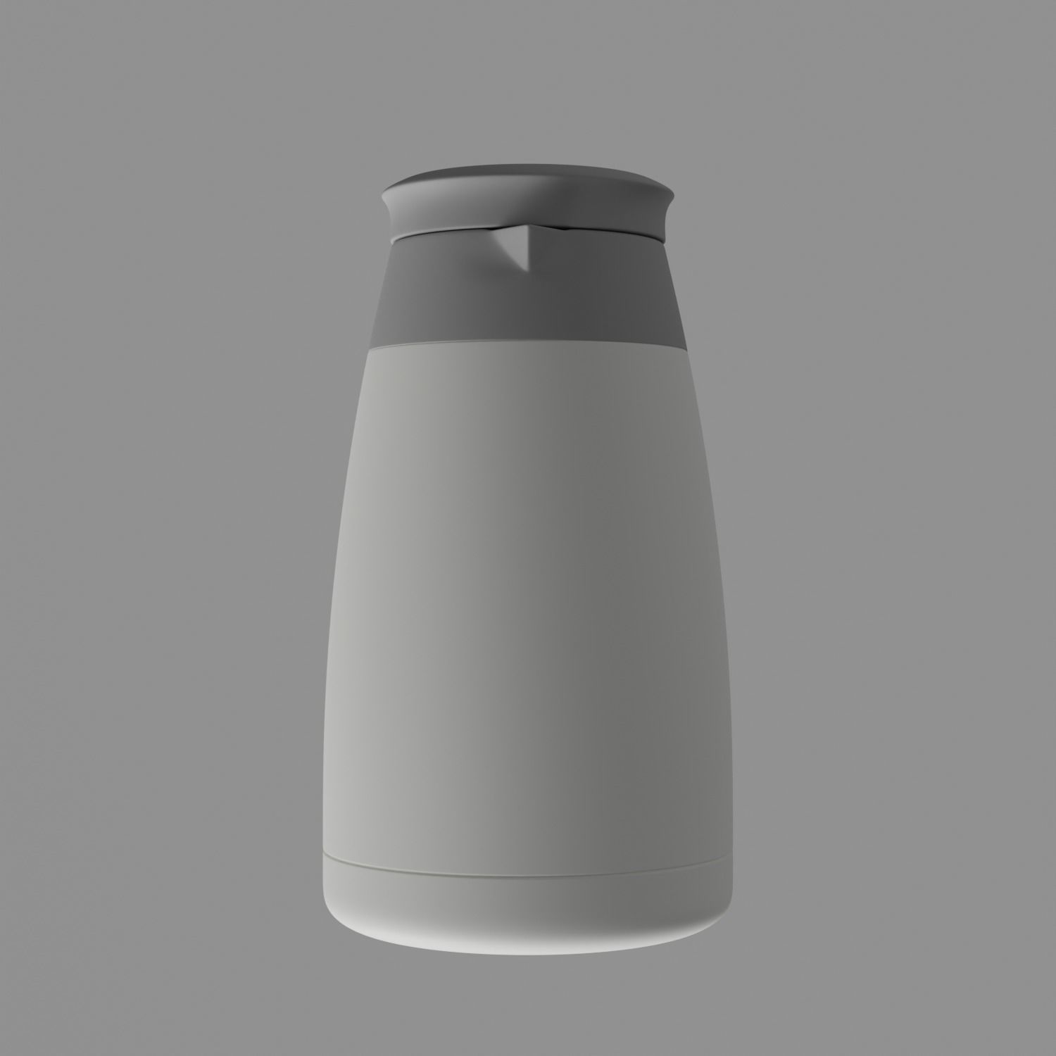 Plastic Jug Low-poly 3D model_4