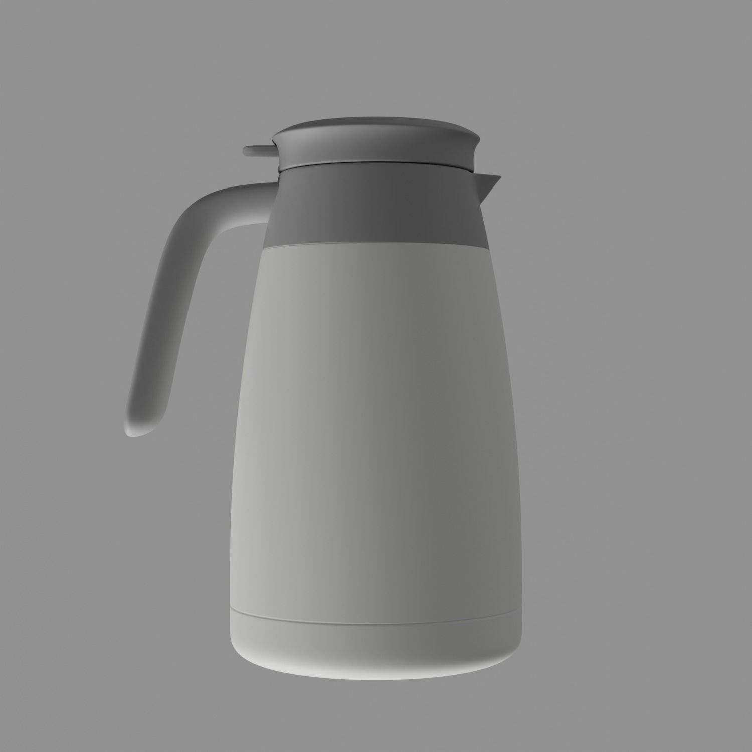 Plastic Jug Low-poly 3D model_10