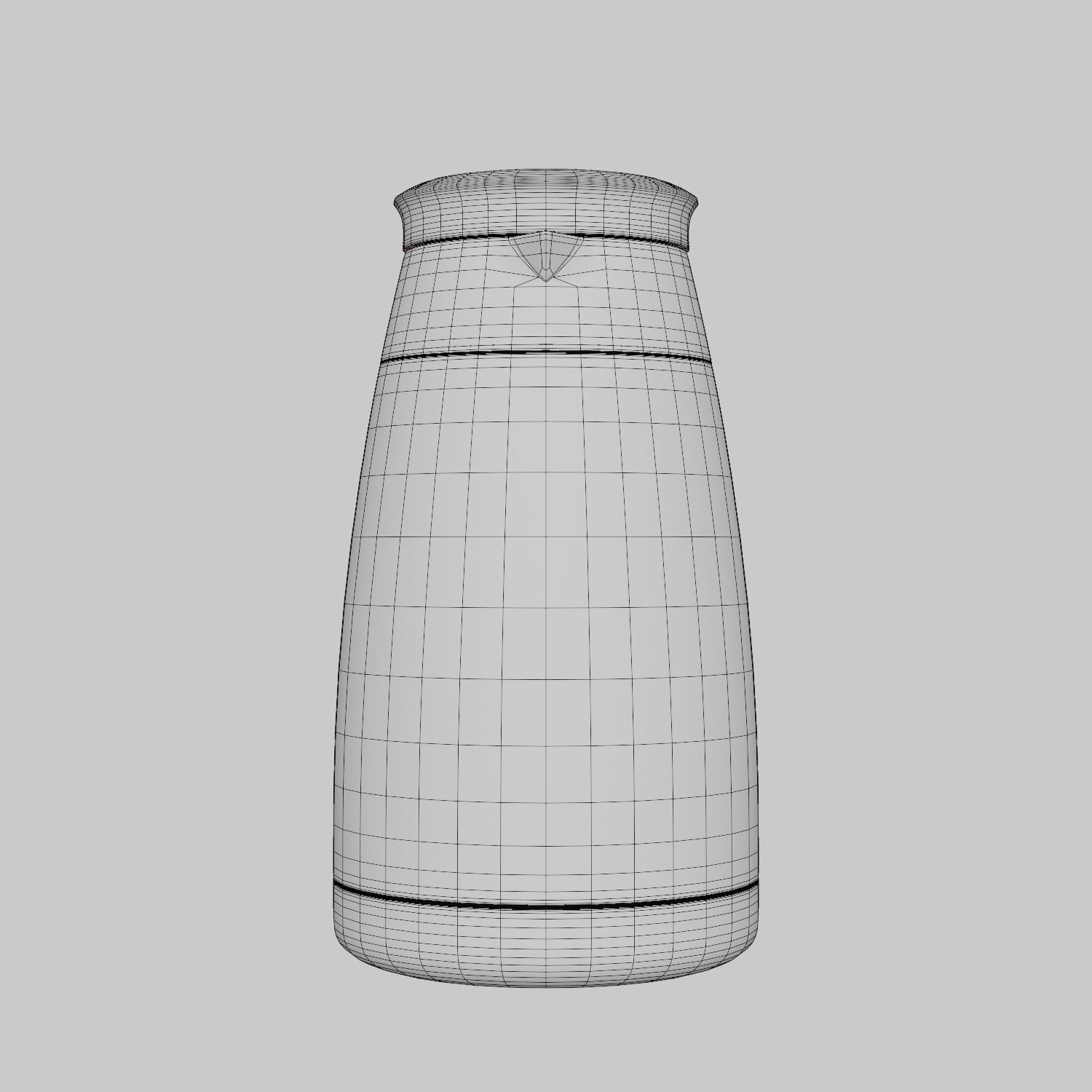 Plastic Jug Low-poly 3D model_6