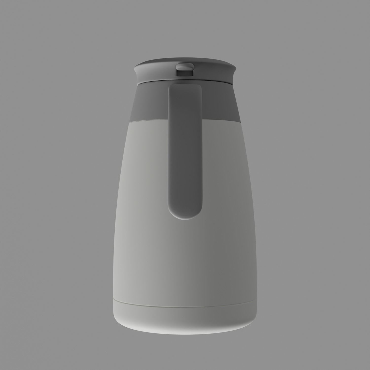 Plastic Jug Low-poly 3D model_7