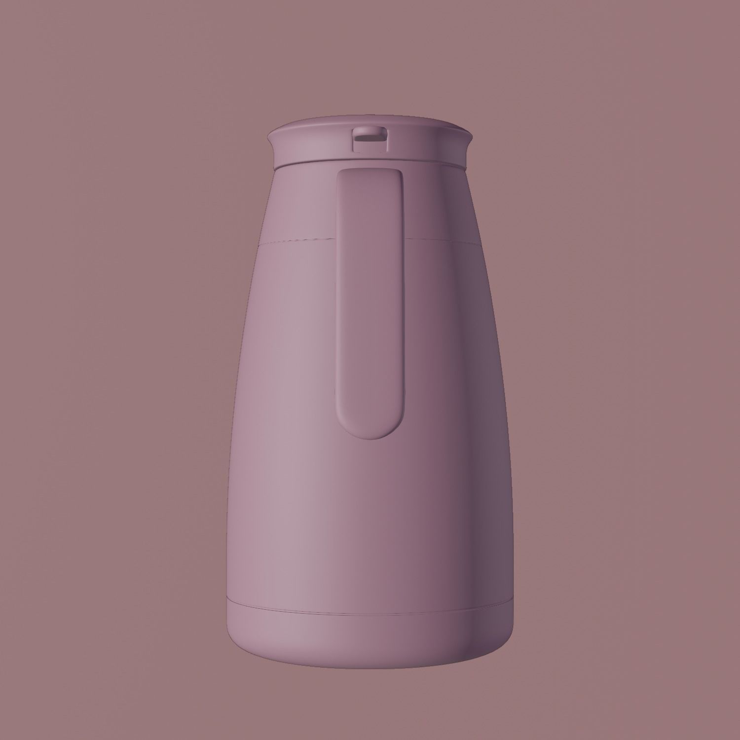 Plastic Jug Low-poly 3D model_8