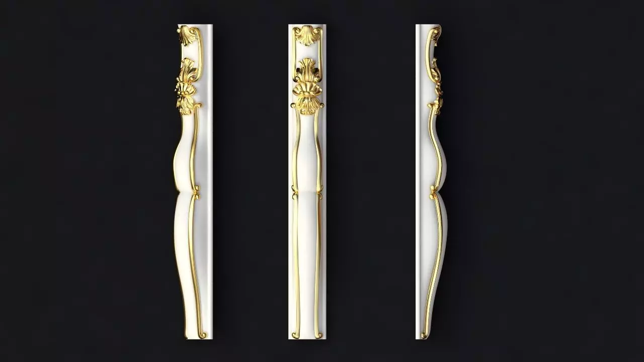 leg High quality 3d models for processing on a cnc machine 3D model