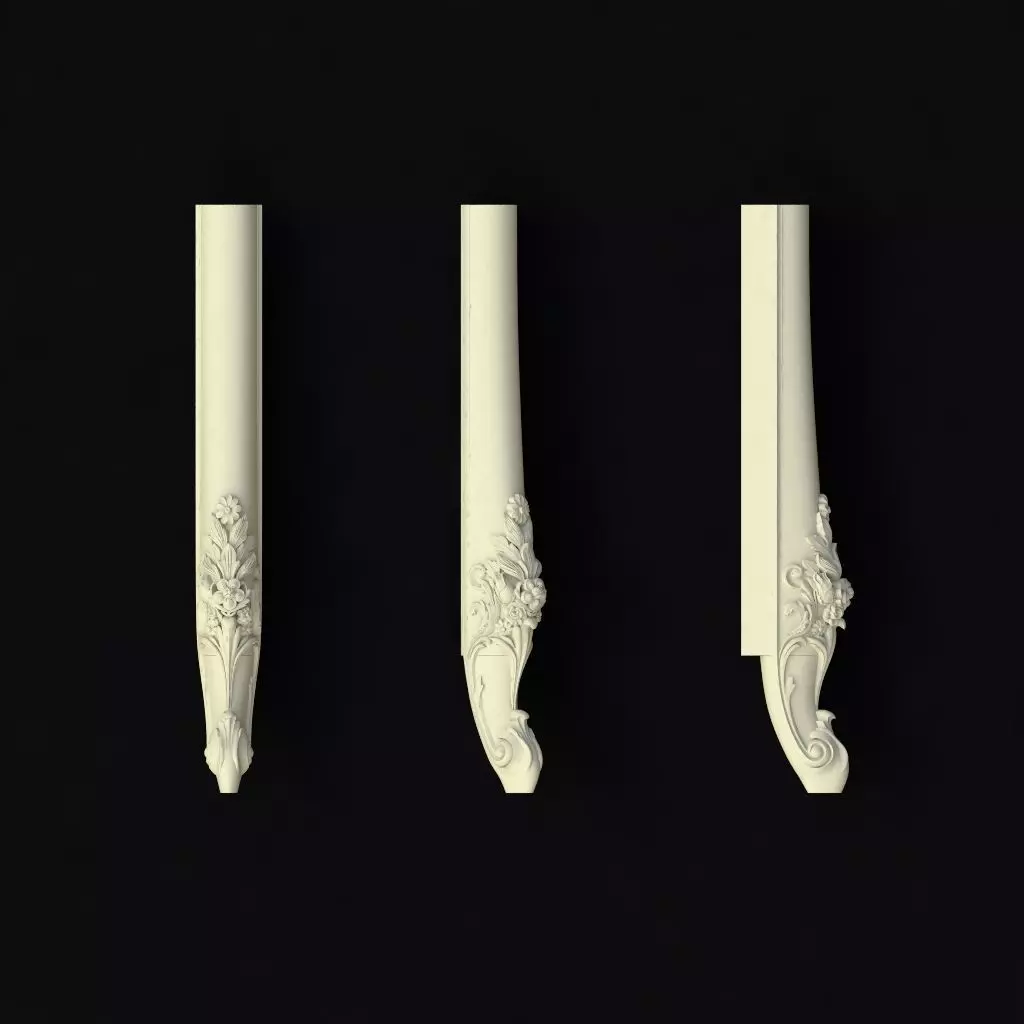 leg High quality 3d models for processing on a cnc machine  3D model_0